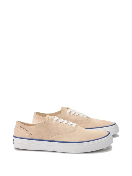 Sneakerși Fortela cu șireturi din piele de căprioară