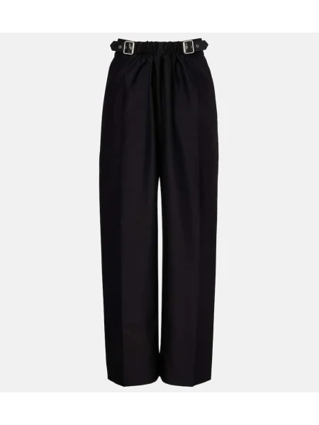 Pantaloni Loewe de lână negru