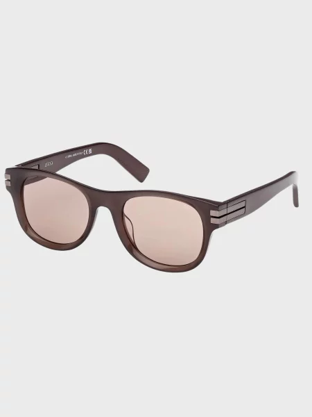 Сонцезахісні окуляри Ermenegildo Zegna коричневі