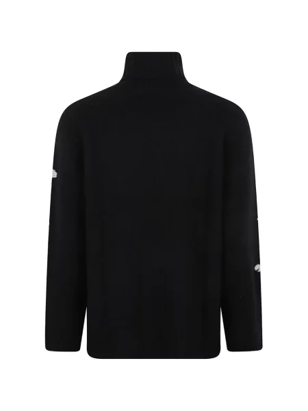 Pulover P.a.r.o.s.h. cu model floral negru