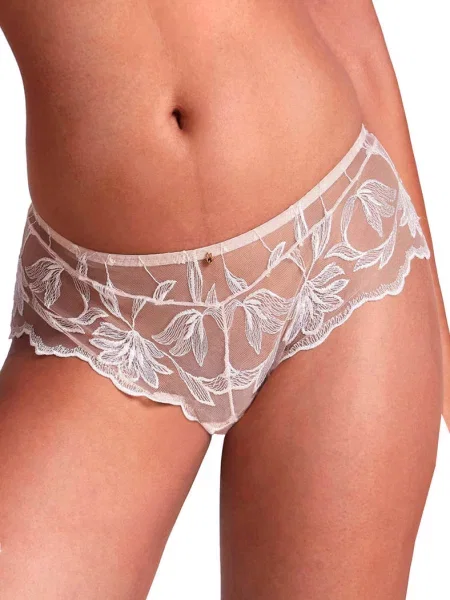 Трусики бразилиана білі