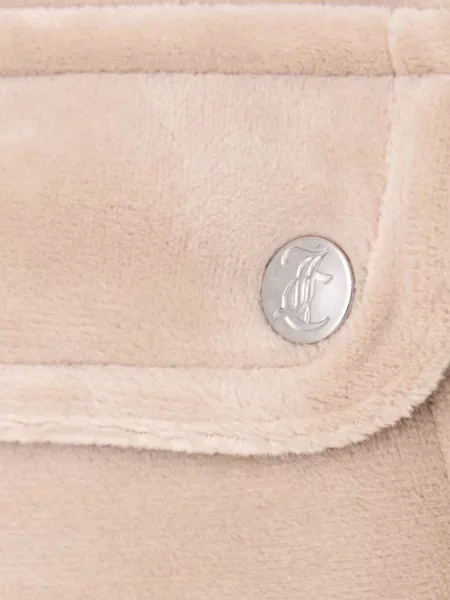 Velúr sportnadrág Juicy Couture bézs