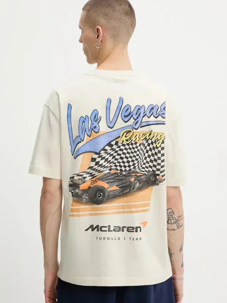 Kratka majica Hollister Co. bež