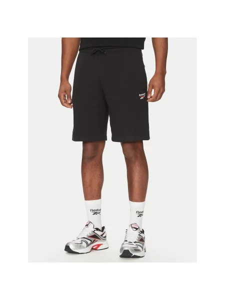 Reebok Спортивні шорти Regular Fit чорний