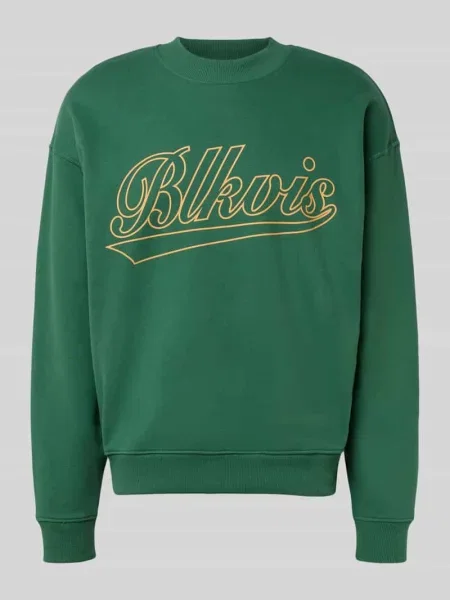 Bluza o kroju regular fit z nadrukiem z logo model ‘Source’ Blkvis