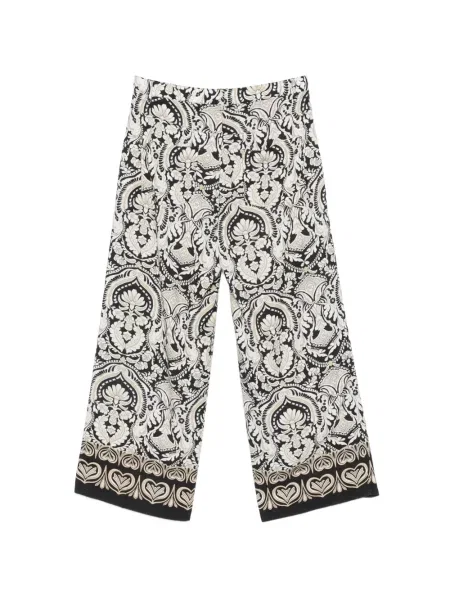 Pantaloni Cambio cu imagine negru