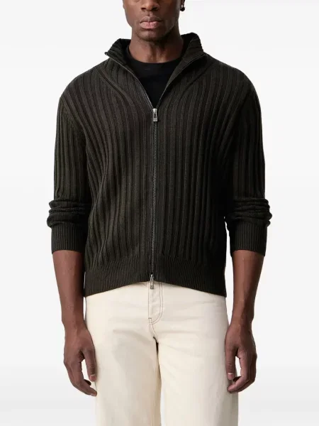 Πλεκτή ζακέτα Armani Exchange πράσινο
