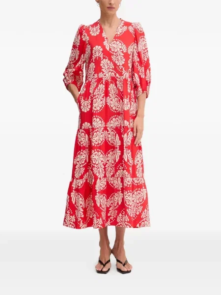 Rochie midi Lola_casademunt cu imagine roșu