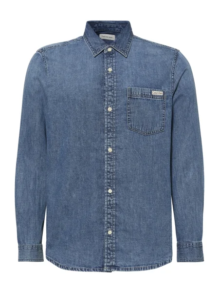 Calvin Klein din denim cămașă din denim albastru