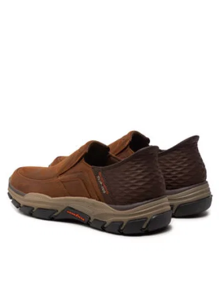 Topánky Skechers SLIP-INS: hnedá