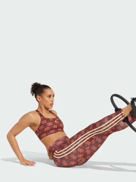 Топ спортивний adidas коричневий