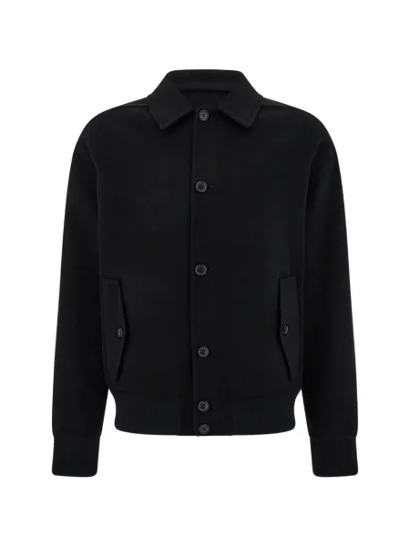 Hanorac Ferragamo de lână negru