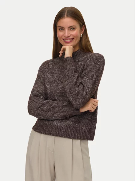 Vero Moda Golf Virgo brązowy