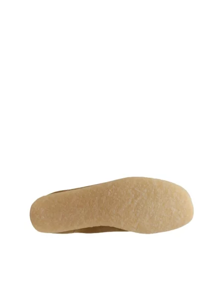 Botki Clarks skórzane brązowe