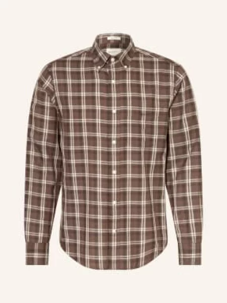 Gant Koszula Regular Fit beige beżowa