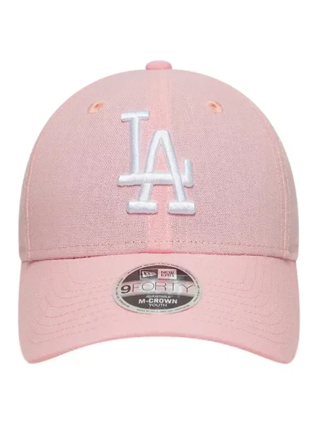 Czapka baseballowa dla dzieci Los Angeles Dodgers New Era różowa