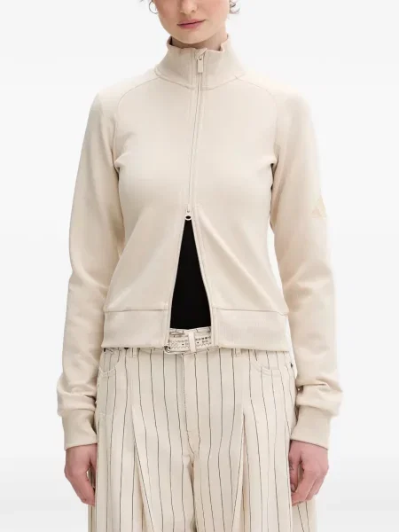 Pantaloni Adidas cu broderie cu dungi alergare negru