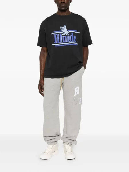 Tricou Rhude cu imagine negru