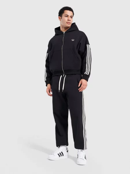 Adidas Bluza Rozpinana Z Kapturem Signature czarna