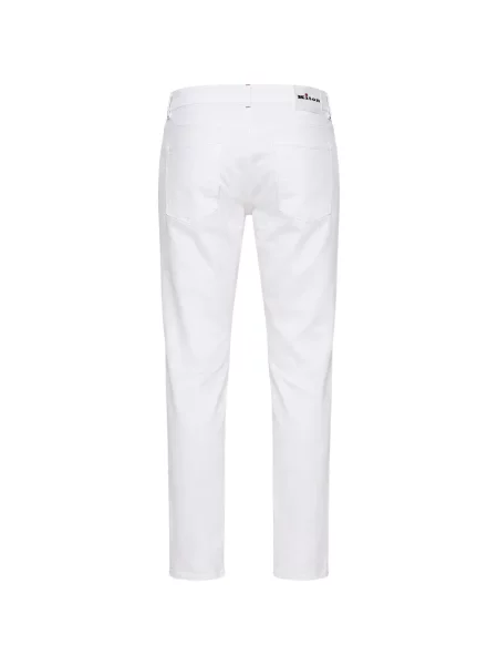 Blugi Kiton cu autograf alb
