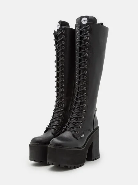 Buffalo Vysoké čižmy Killah Lace Up Hi čierna