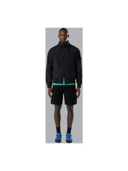 Kurtka bomber Stone Island z kamieniami czarny