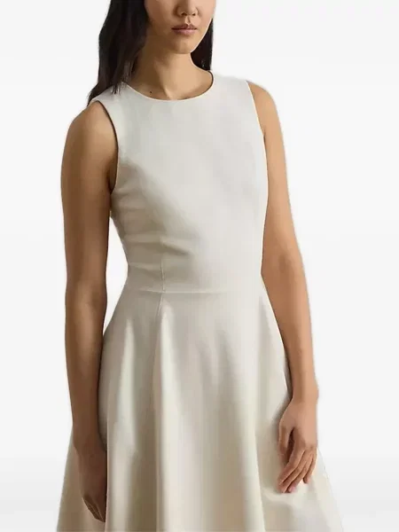 Ujjatlan a-vonalú midi ruha Lauren Ralph Lauren