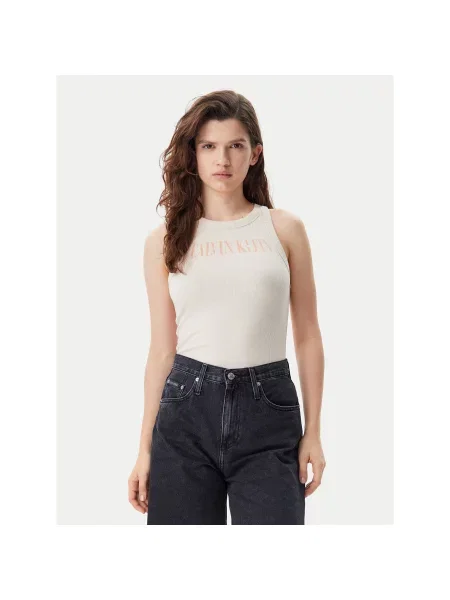 Top Calvin Klein Jeans bež