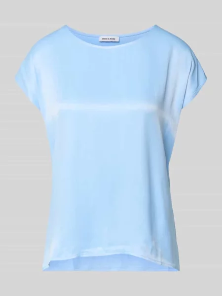 T-shirt z mieszanka z krótkie rękawy More & More