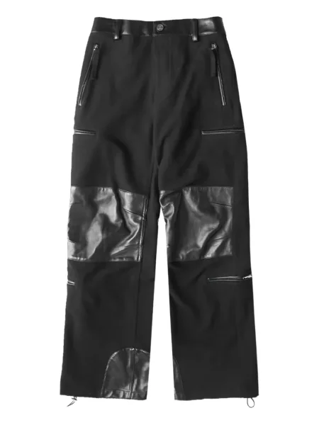 Pantaloni Helmut Lang din piele negru