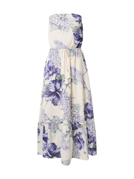 Abercrombie & Fitch Rochie verde deschis / lila / mov închis / lână alb