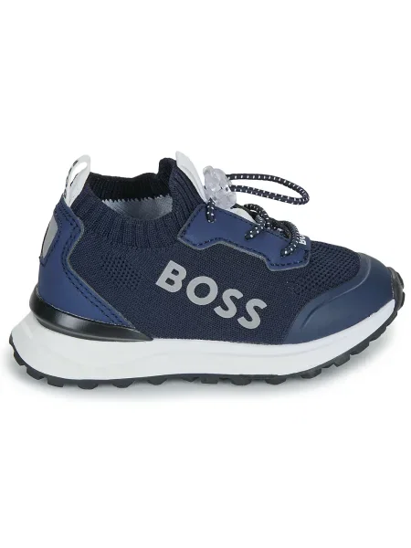 Členkové topánky Boss modrá