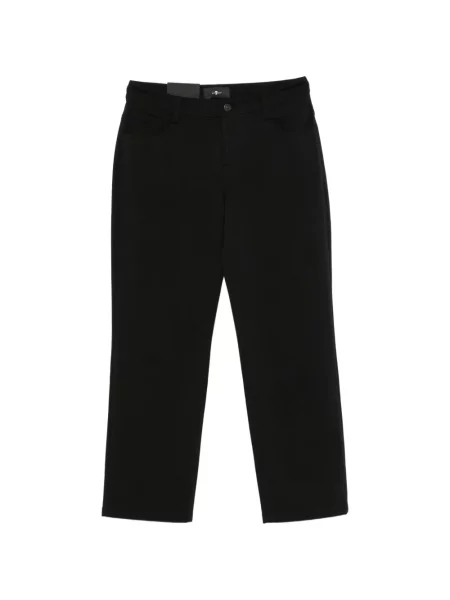 Blugi drepți 7 For All Mankind negru
