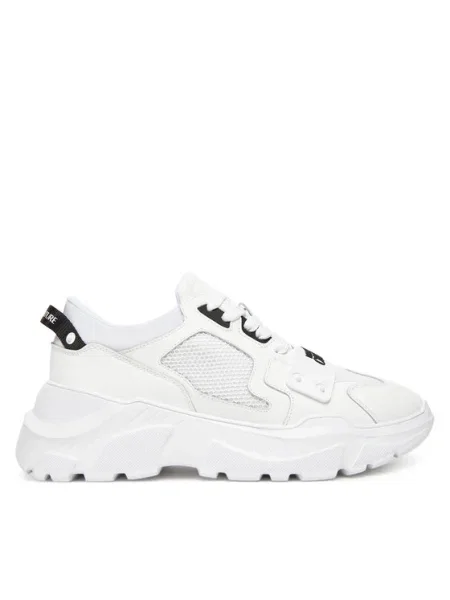 Versace Jeans Couture Sneakers FONDO SPEEDTRACK cu adaos de piele alb