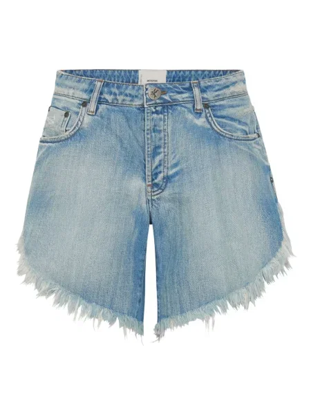 Szorty jeansowe One Teaspoon asymetryczne niebieskie