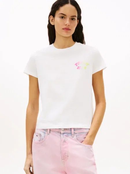 Tommy Jeans Koszulka Kobiety S biały