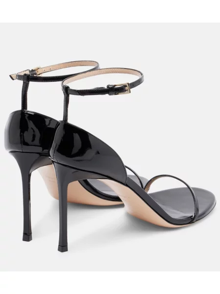 Sandale Tom Ford din piele de lac negru
