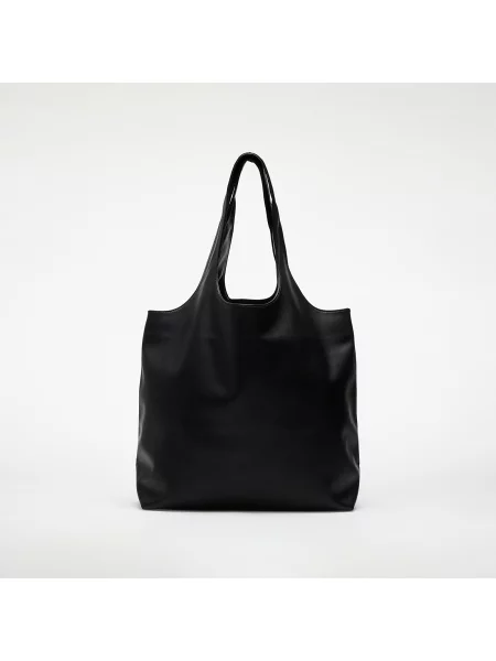 Torebka A.p.c. skórzana z nadrukiem czarna