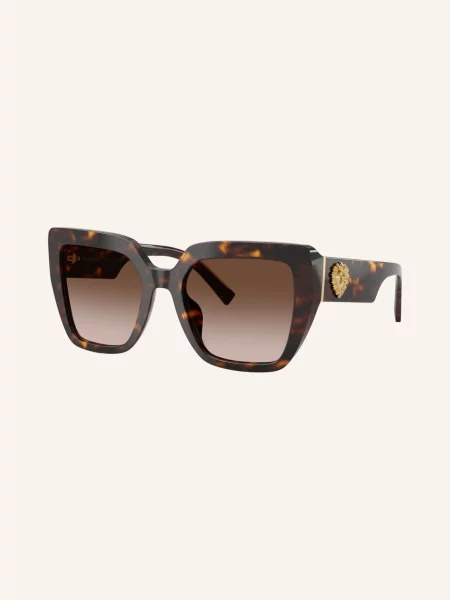 Dolce & Gabbana okulary przeciwsłoneczne kwadratowe brązowe