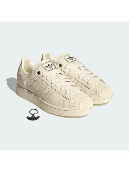 Adidas Sneakersy Superstar II W Kremowy białe