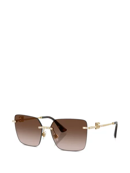 Sunčane naočale Dolce & Gabbana Eyewear s autogramom smeđa