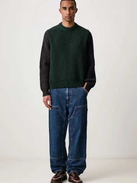 Barbour x PAUL SMITH sweter wełniany