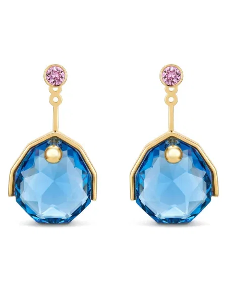Swarovski Fülbevaló Gema Kék lila