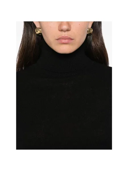 Sweter z golfem Eleventy czarny