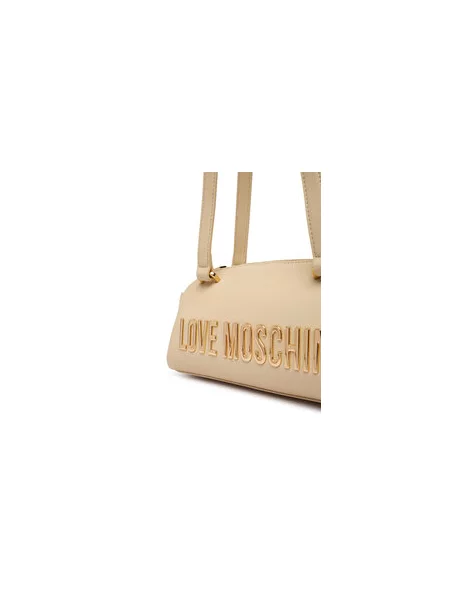 LOVE MOSCHINO Ročna torba Bold Love Kremna bež