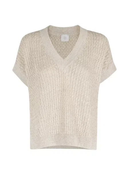 Top Eleventy z dekoltem w serek