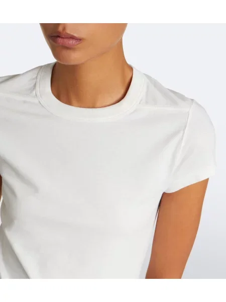 Decupat tricou Rick Owens alb