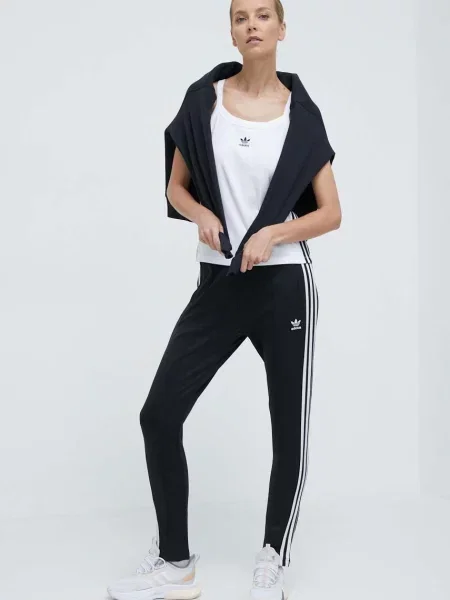 Donji dio trenirke adidas Originals SST Classic TP s aplikacijom crna