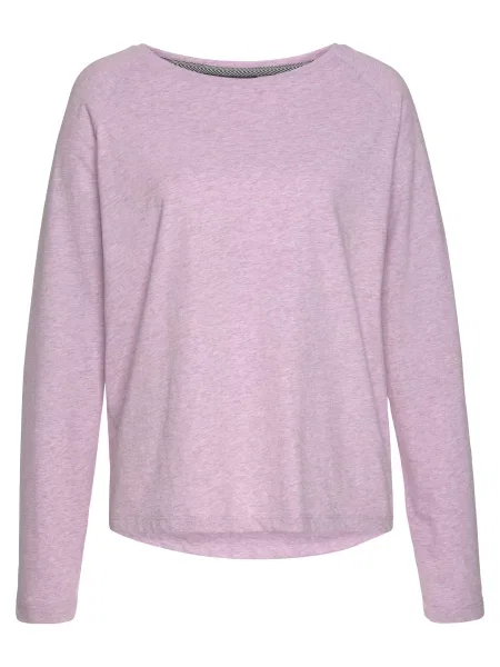 Elbsand Tricou mov amestecat