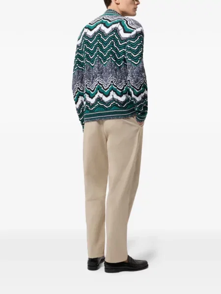 Cardigan Missoni tricotate verde